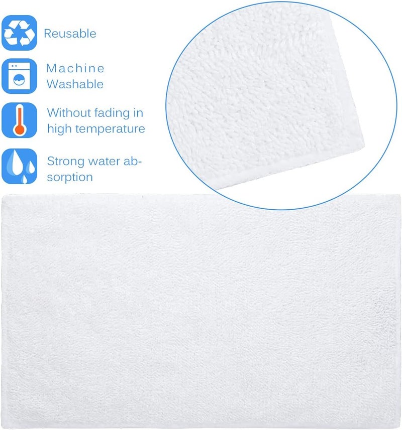 KEEPOW Steam Mop Pads Compatible with Light n Easy S3101 S7326 S3601 7688ANB 7688ANW 7618ANB 7618ANW Steam Cleaner(6 Pack) - Image 3
